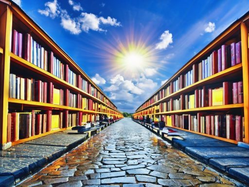 Literatura Estanterías con libros, espacio para escritores emergentes en BiblioVerso